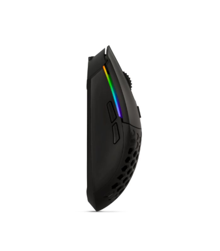 MOUSE MICRONICS GAMING LIGHTER 3 INALAMBRICO , HASTA 4800 DPI, NEGRO CON RECEPTOR, USB
