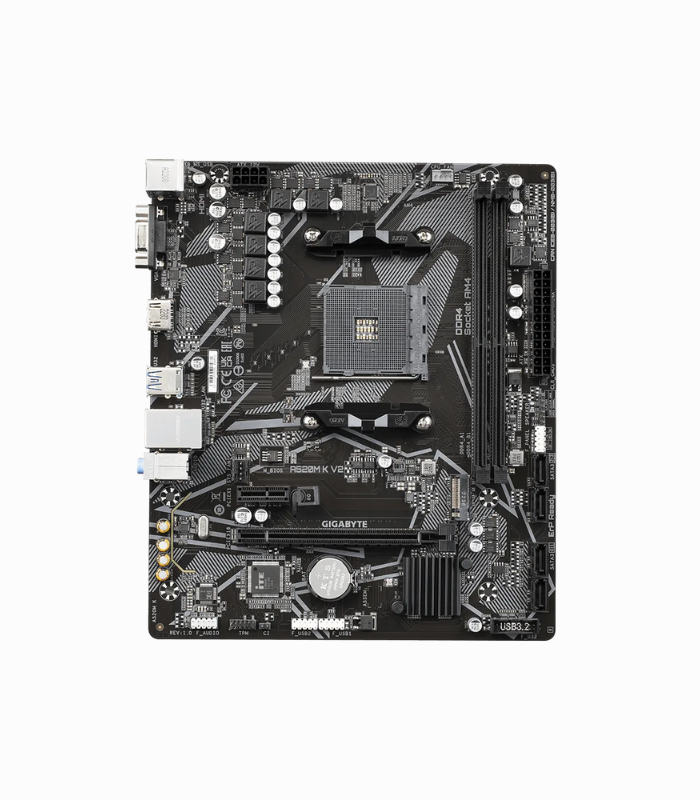 PLACA GIGABYTE A520M K V2, AMD AM4, mATX