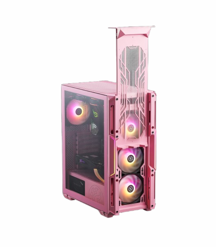 CASE XPG STARKER AIR PK, MID TOWER, 2FAN, 2 USB 3.0, ROSADO, RGB
