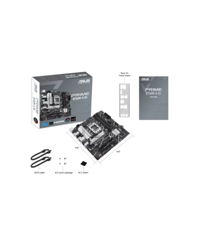 PLACA ASUS PRIME B760M-A D4, LGA 1700