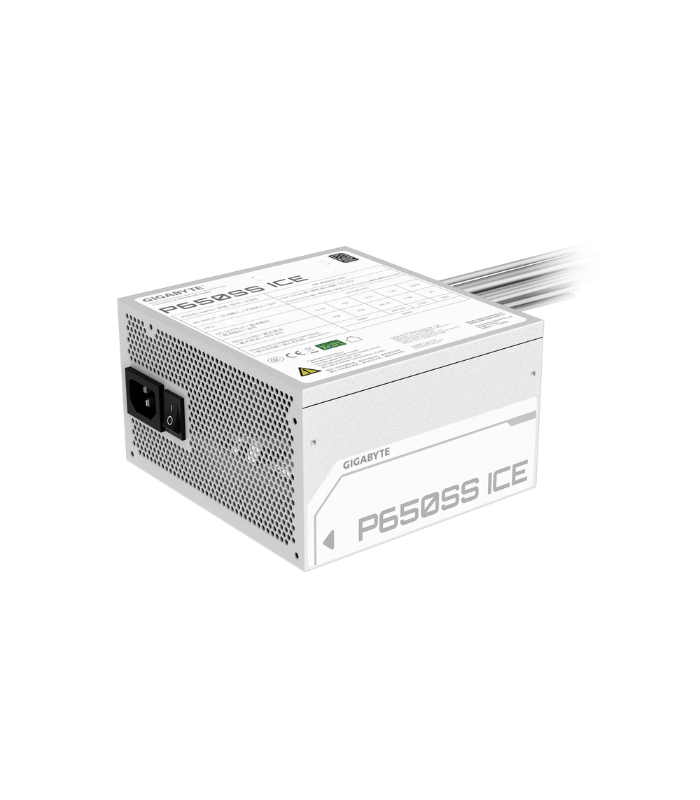FUENTE GIGABYTE P650SS ICE 650W WHITE 80 PLUS SILVER