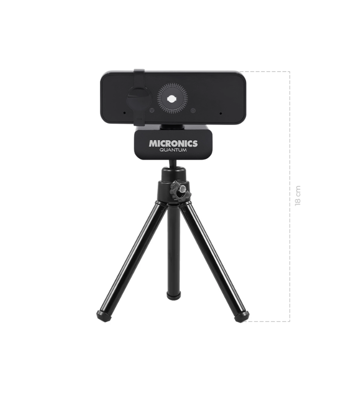CAMARA WEB MIC QUANTUM W700 1440QHD + TRIPODE