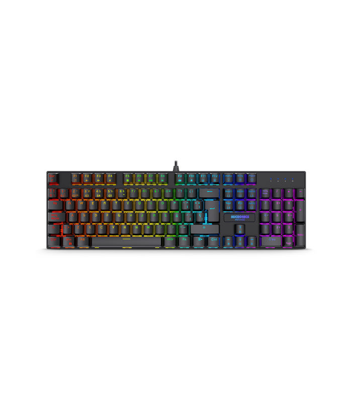 KIT MECANICO GAMER MIRAGE MIC GTX2003-3K BLACK, TECLADO SWITCH RED, MOUSE, AURICULARES
