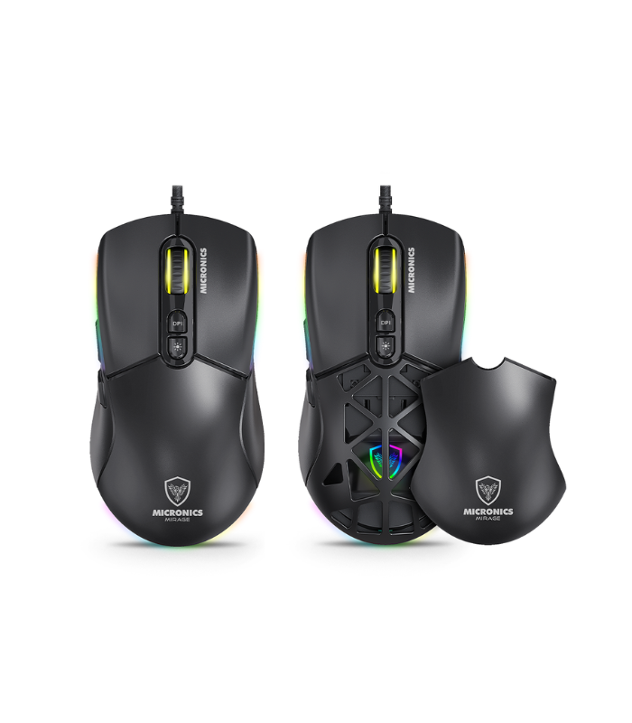 KIT MECANICO GAMER MIRAGE MIC GTX2003-3K BLACK, TECLADO SWITCH RED, MOUSE, AURICULARES