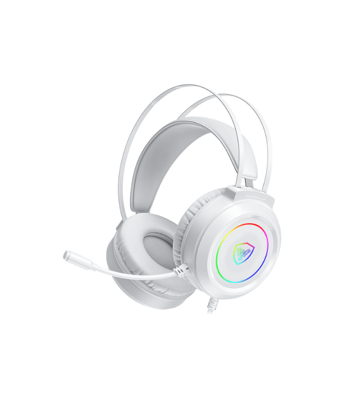 KIT MECANICO GAMER MIRAGE MIC GTX2003-3W WHITE, TECLADO SWITCH RED, MOUSE, AURICULARES
