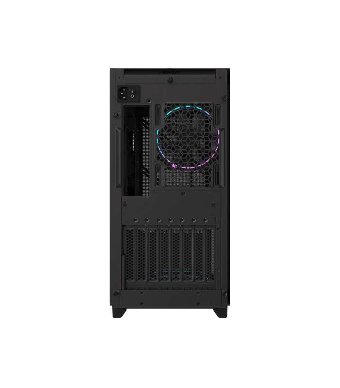 CASE GAMER GIGABYTE AORUS C400 GLASS GB-AC400G ST, 4FAN ARGB, ATX