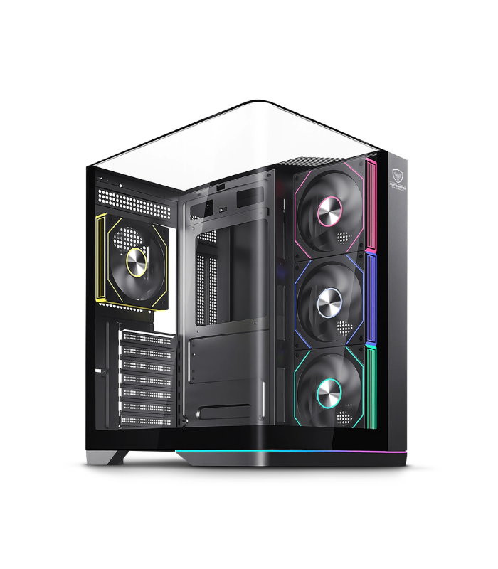 CASE GAMER MIC WARRIOR FC1013 4FAN ARGB S/F