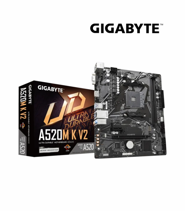 PLACA MADRE GIGABYTE A520M K V2 AMD AM4 mATX