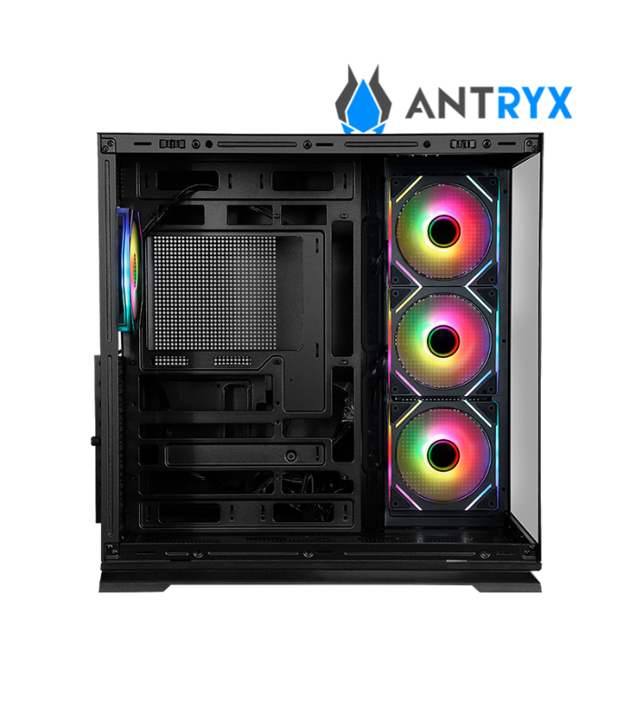 CASE ANTRYX FX-870 PRO INFINITY ARGB 4FAN BLACK, USB TIPO-C