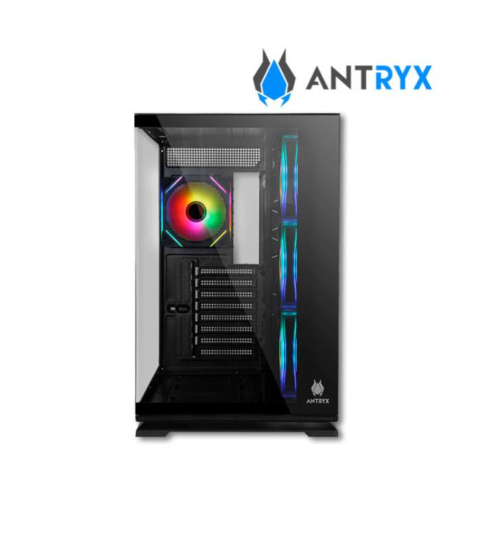 CASE ANTRYX FX-870 PRO INFINITY ARGB 4FAN BLACK, USB TIPO-C