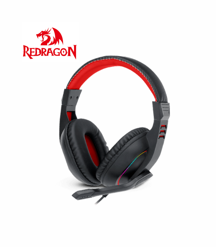 AUDIFONO GAMER REDRAGON ARES H120 RGB 3.5MM BLACK