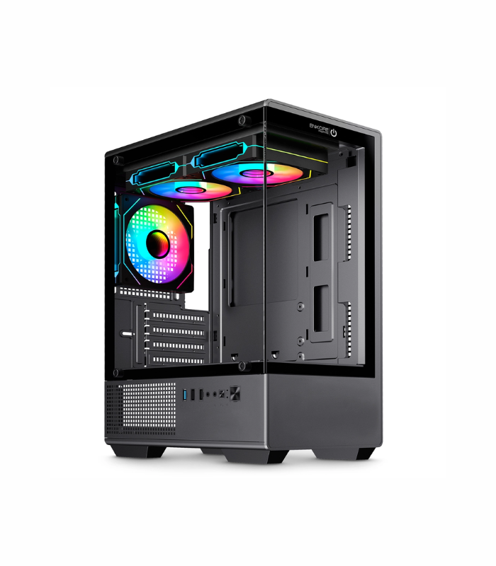 CASE ENK INSPIRE C302 3FAN RGB Micro ATX / Mini ITX