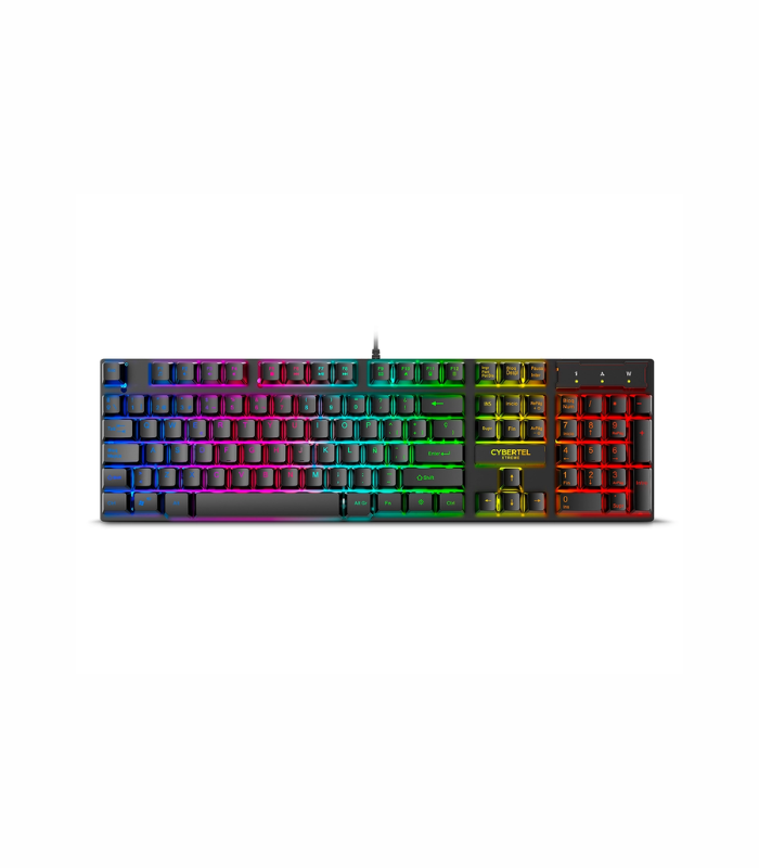 TECLADO GAMER XTREME CYB K505 BLACK USB RAINBOW