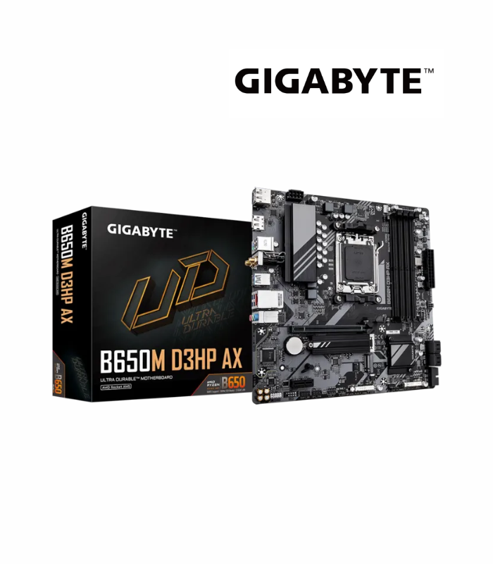 PLACA MADRE GIGABYTE B650M D3HP AX WIFI AM5 mATX