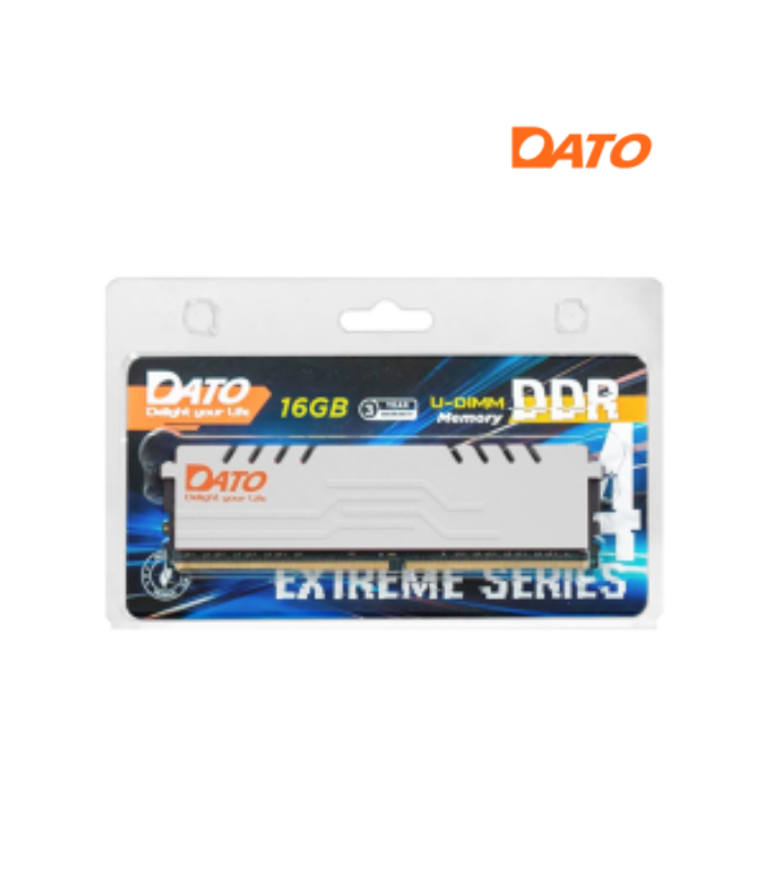 MEMORIA RAM DATO EXTREME 8GB 3200MHZ DDR4 WHITE