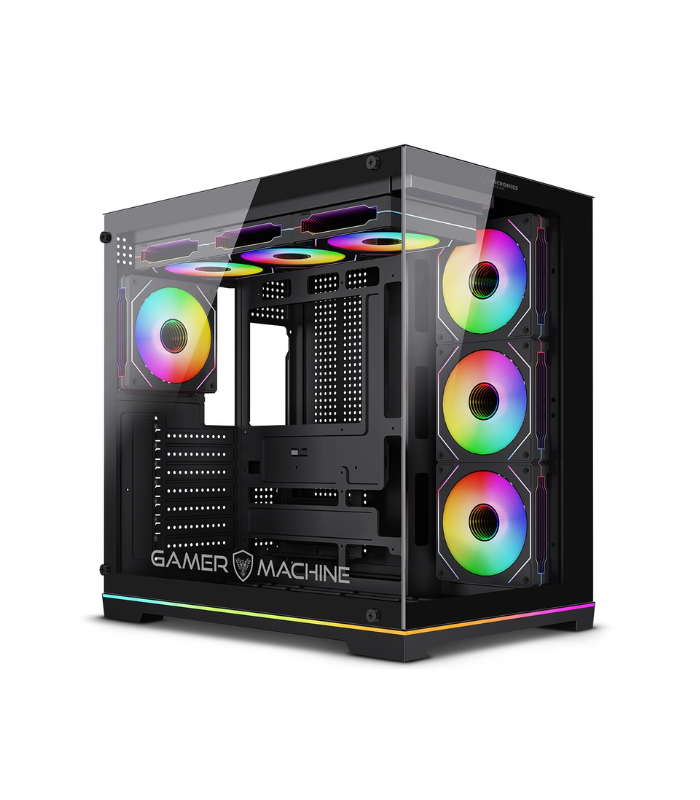 CASE GAMER MICRONICS ZODIAK FC1004 7FAN ARGB CON TIPO C