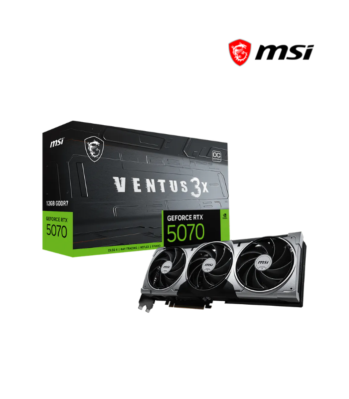 GRAFICA MSI RTX 5070 12G VENTUS 3X OC GDDR7