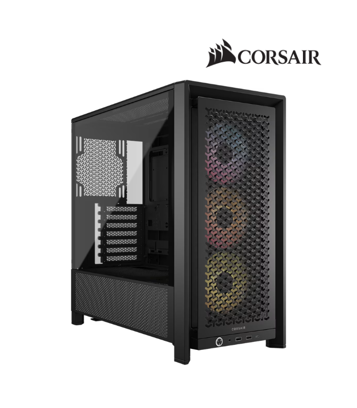 CASE CORSAIR FRAME 4000D RS ARGB S/F VIDRIO TEMPLADO MID TOWER BLACK