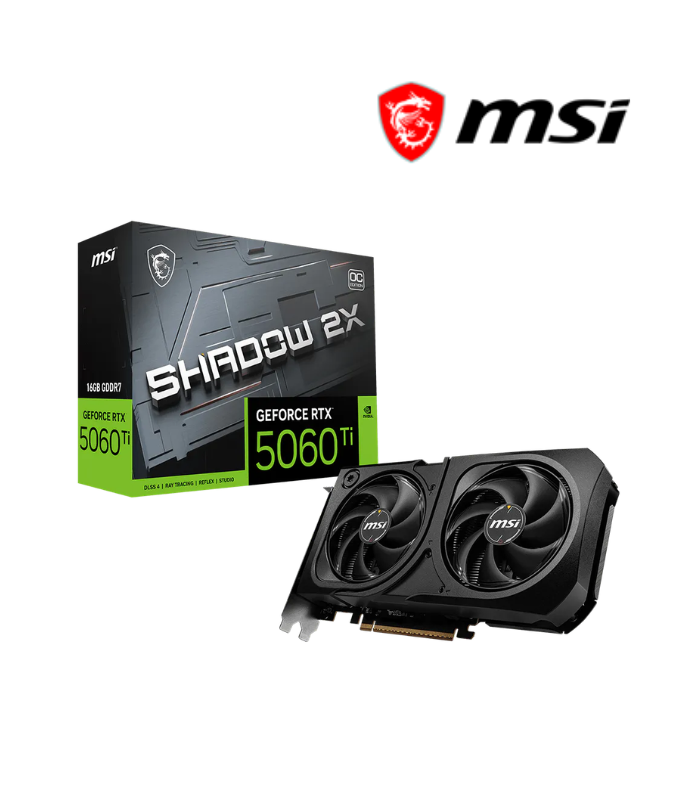 GRAFICA MSI RTX 5060 Ti 16GB SHADOW 2X OC EDITION GDDR7