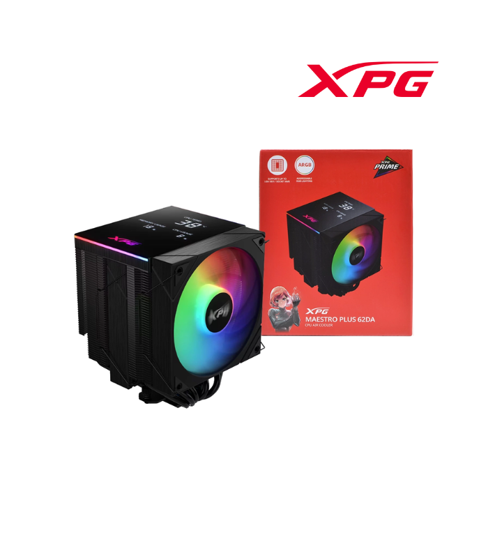 COOLER PARA CPU XPG MAESTRO PLUS 62 DIGITAL BLACK ARGB