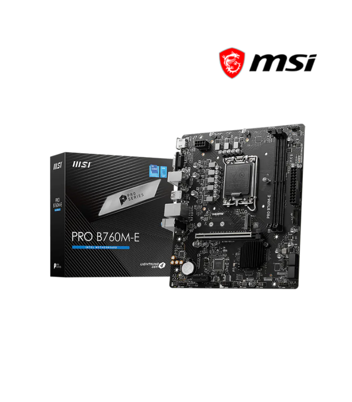 PLACA MSI PRO B760M-E DDR5 LGA 1700 M.ATX