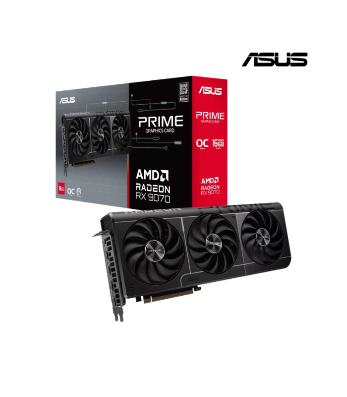 TARJETA DE VIDEO ASUS PRIME RX 9070 16GB GDDR6 256BITS OC EDITION
