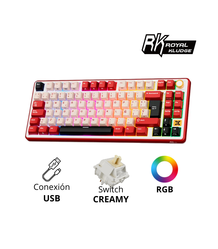 TECLADO MECANICO ROYAL KUDGE RK X87