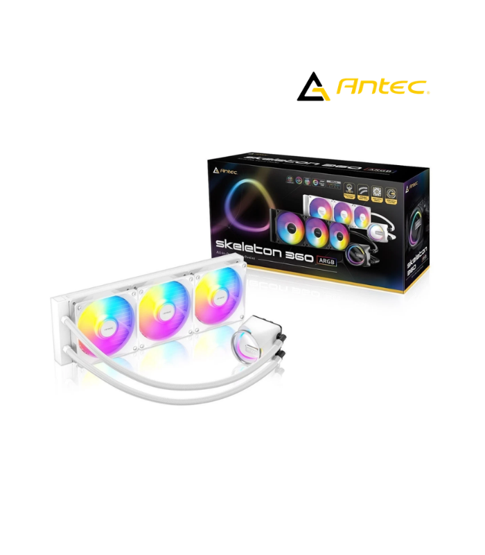 REFRIGERACION LIQUIDA ANTEC SKELETON 360 ARGB 360MM RGB WHITE