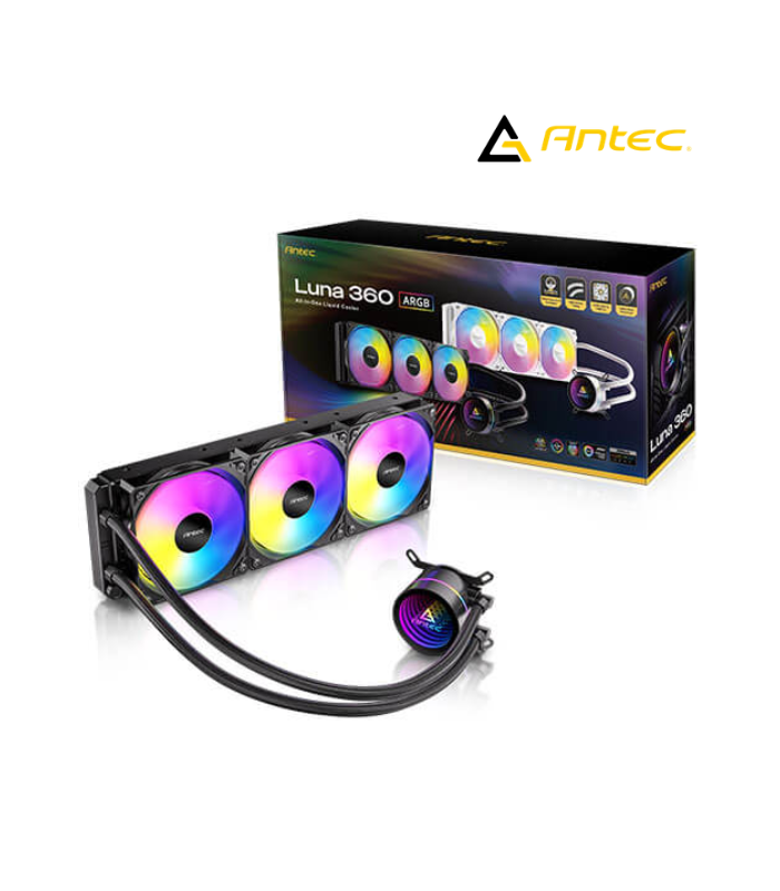 REFRIGERACION LIQUIDA ANTEC LUNA 360 ARGB 360MM BLACK