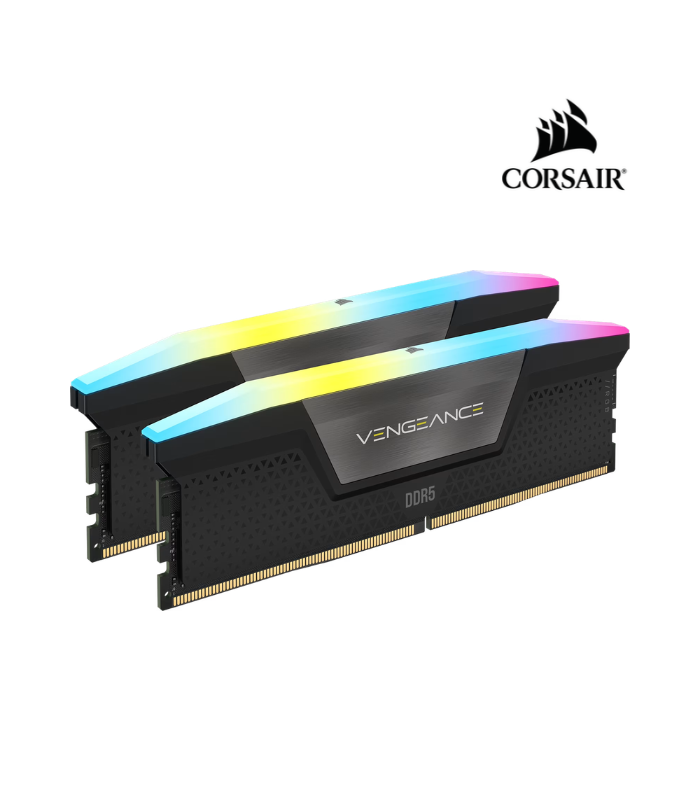 MEMORIA RAM CORSAIR VENGEANCE 32GB (2X16GB) DDR5 6000MHZ CL38 RGB