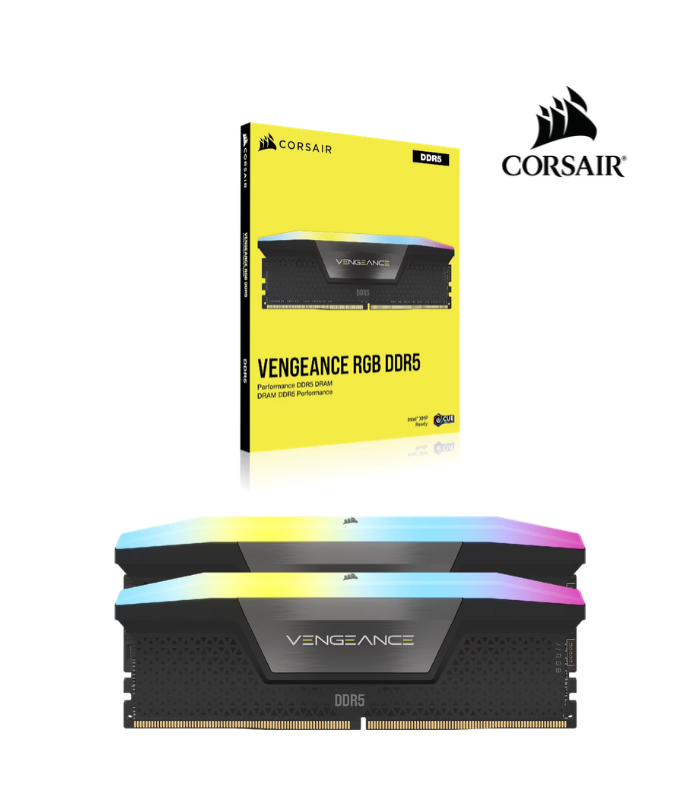 MEMORIA RAM CORSAIR VENGEANCE 64GB (2X32) 6000MHZ RGB