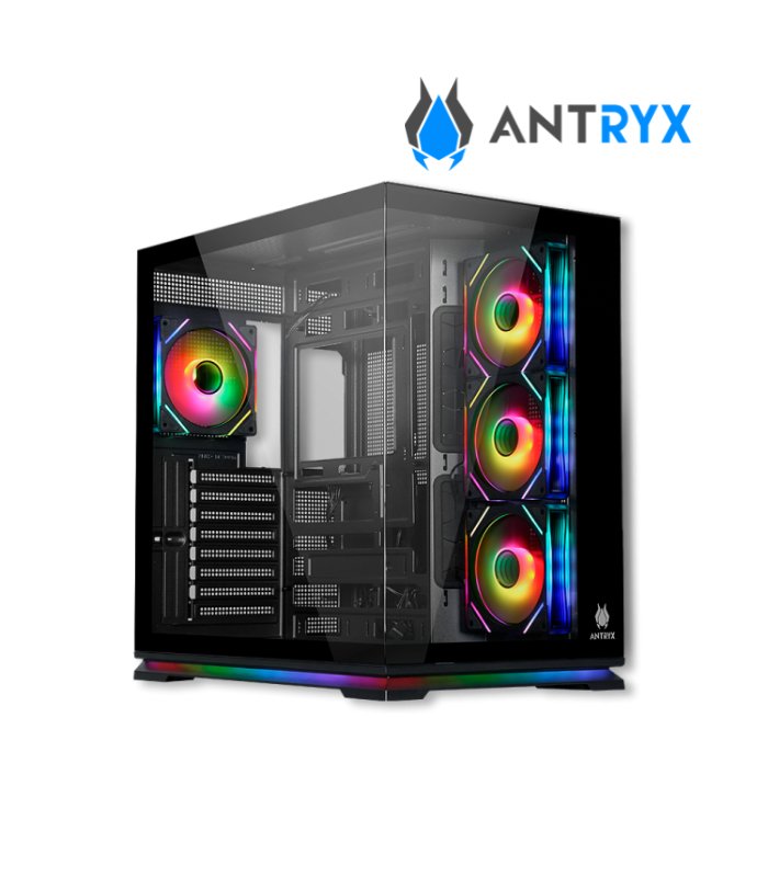 CASE ANTRYX FX-870 PRO INFINITY ARGB 4FAN BLACK, USB TIPO-C