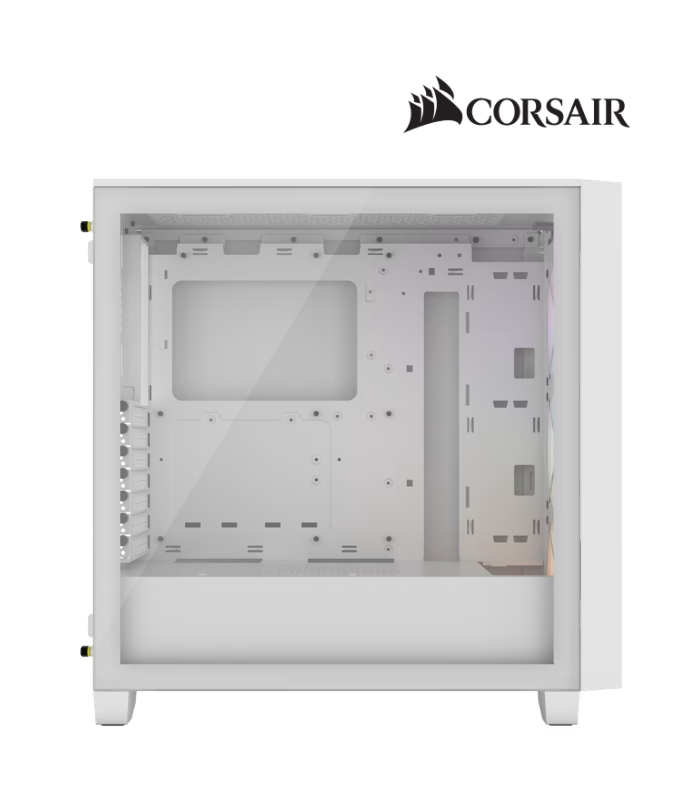 CASE CORSAIR 3000D AIRFLOW, RGB, S/F, VIDRIO TEMPLADO, USB 3.2, WHITE