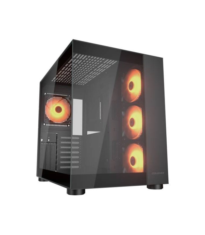 CASE COUGAR FV150 Mid Tower, RGB, 4FAN, BLACK
