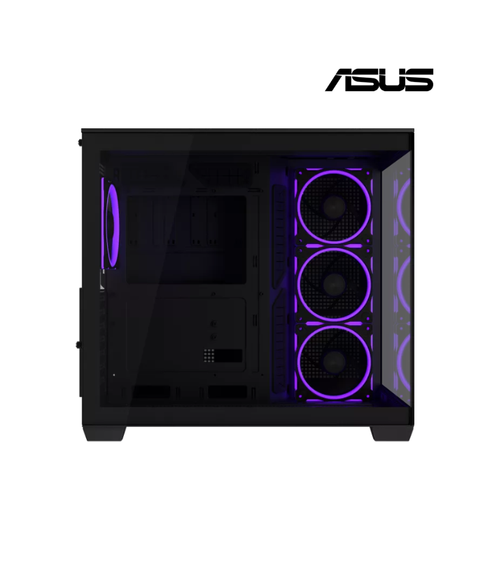 CASE GAMER ASUS A32 PLUS, ARGB, S/F, VIDRIO TEMPLADO, MID TOWER BLACK