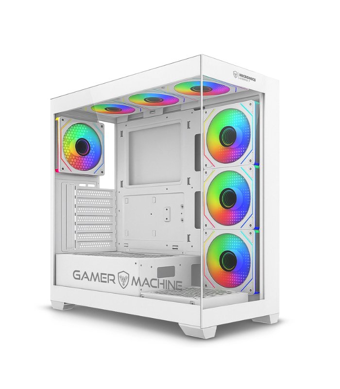 CASE GAMER LEGEND MIC GC806, 7FAN ARGB, WHITE, S/F