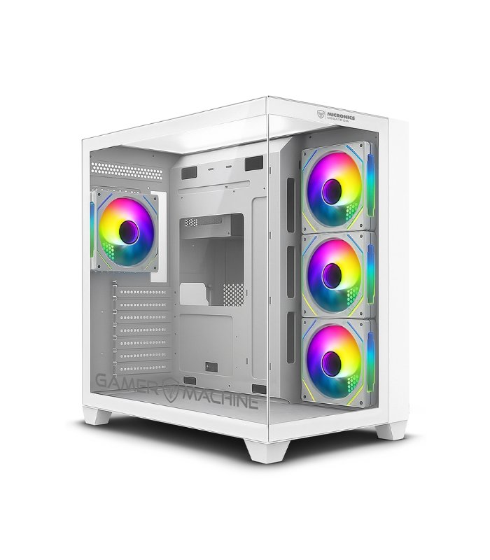CASE GAMER MEGATRON GFC1003W, 4FAN ARGB, WHITE