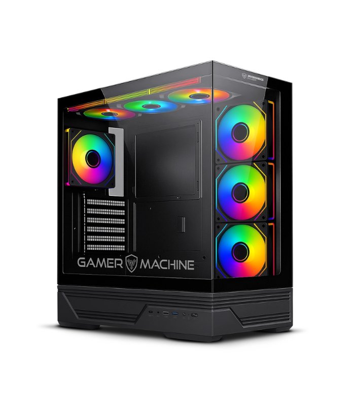 CASE GAMER MICRONICS RANGER GFC1008 7FAN ARGB CON TIPO C
