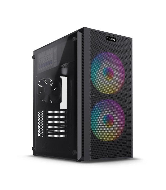 CASE GAMER RANDOM ENK 3021CON FUENTE 2FAN 250W/600