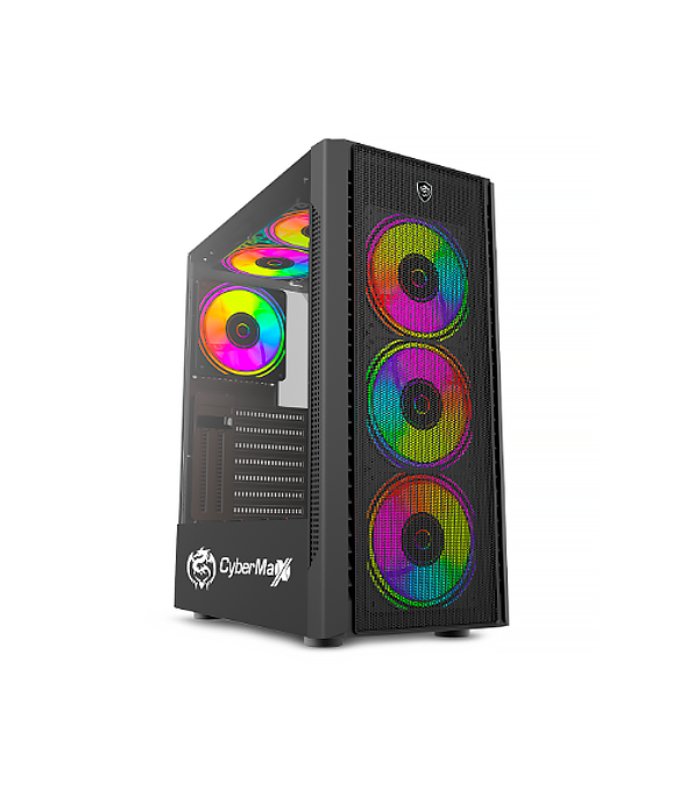 CASE GAMER VIPER BLACK CBX5003, 4FAN, RAINBOW