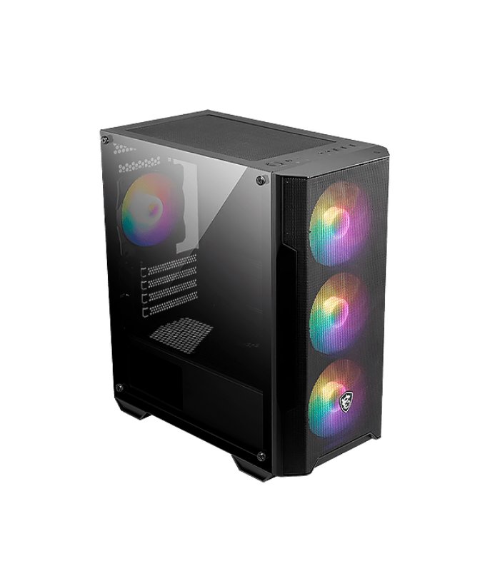 CASE MSI MATX FRGE M100A 4FAN 600W 80WH