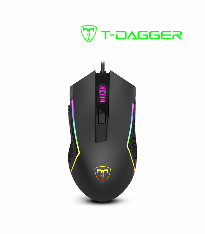 COMBO T-DAGGER 3 EN 1 T-TGS009 AURICULAR + TECLADO MECANICO WS ROJO + MOUSE