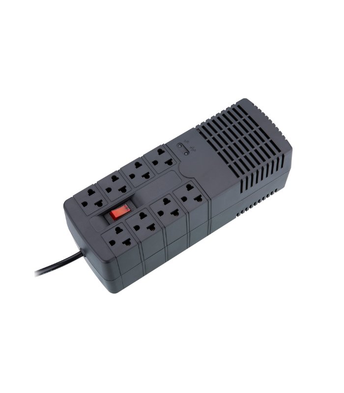 ESTABILIZADOR QUASAR AVR PLI1300 1300VA/650W 8 SALIDAS
