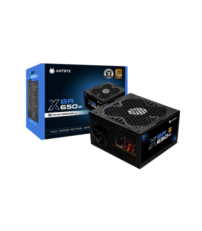 FUENTE ANTRYX XBR-650W 80 PLUS BRONZE