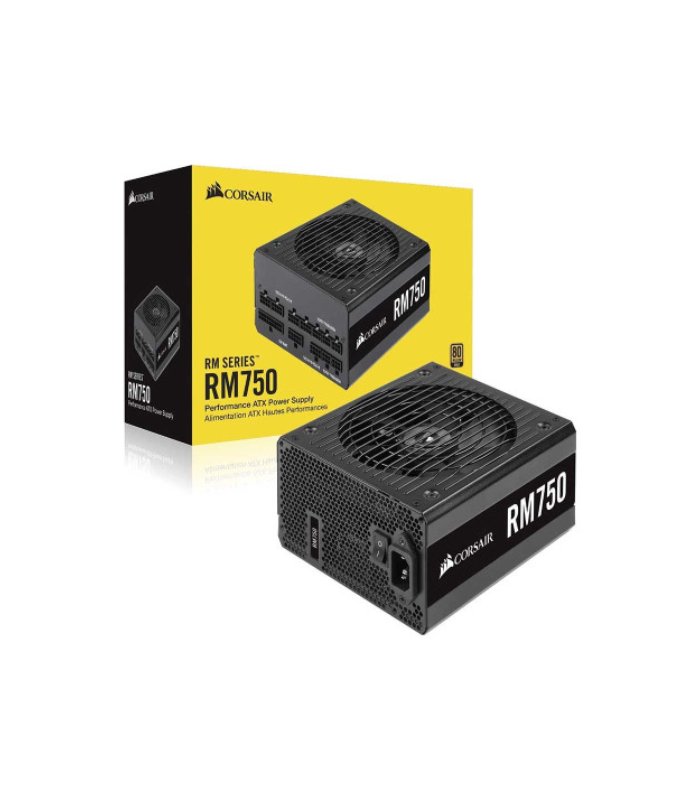 Fuente Corsair RM750E 750W, ATX, 80 Plus Gold, Full Modular