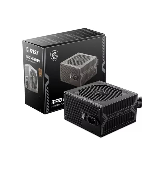 Fuente de poder MSI MAG A550BN 550W