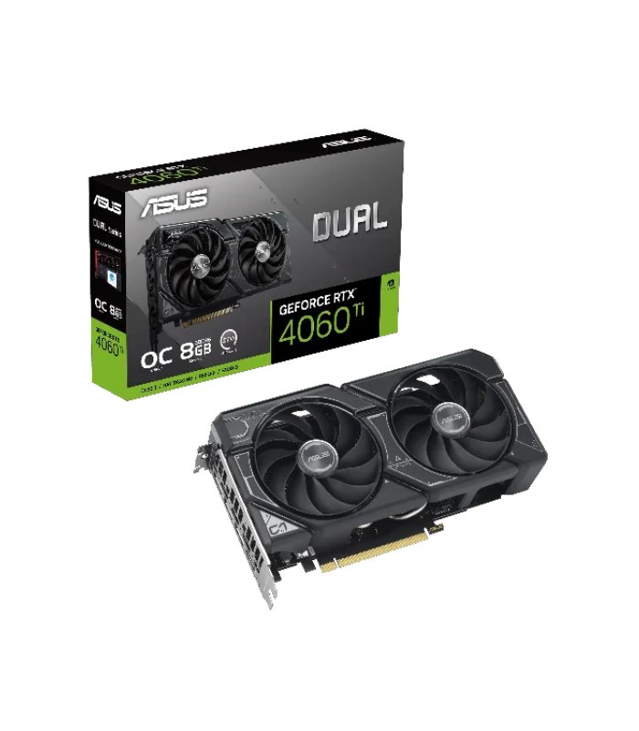 Gráfica ASUS GeForce NVIDIA Dual RTX 4060 Ti OC