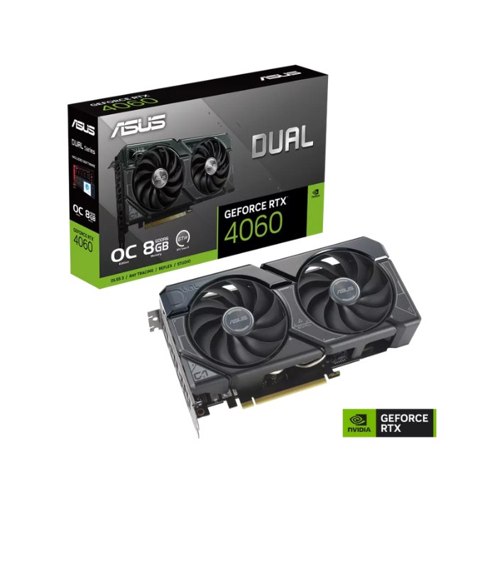 Gráfica ASUS GeForce NVIDIA Dual RTX 4060 OC