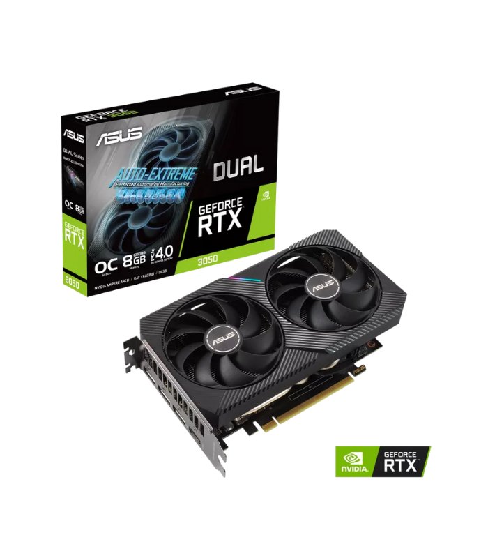 GRAFICA ASUS RTX 3050 DUAL OC Edition 8GB GDDR6