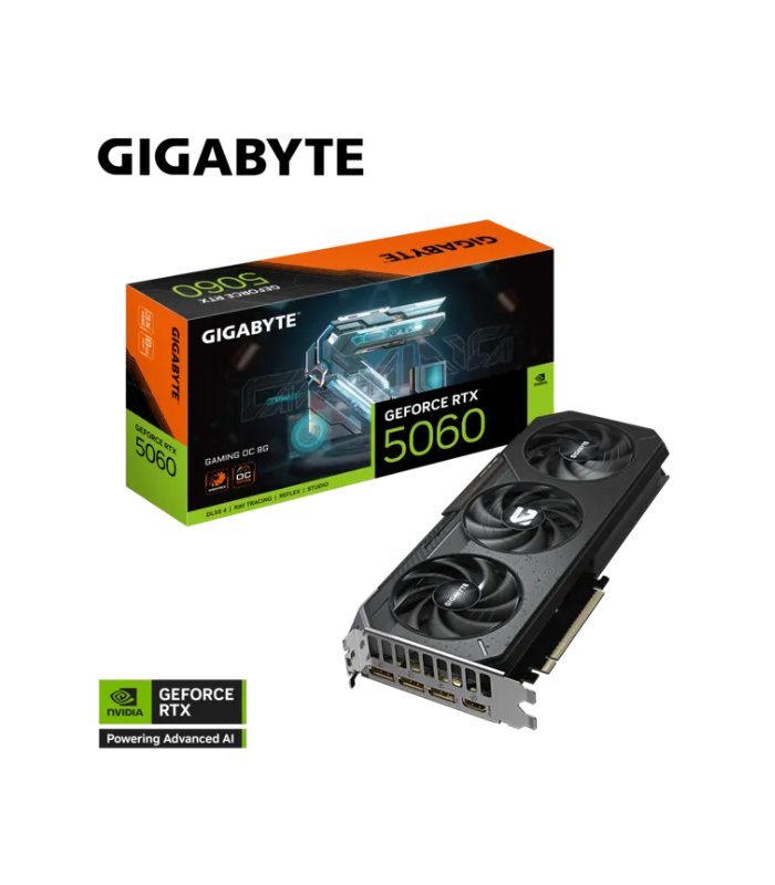 GRAFICA GIGABYTE RTX 5060 GAMING OC 8GB GDDR7
